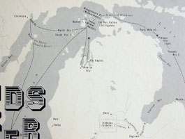 Map close-up